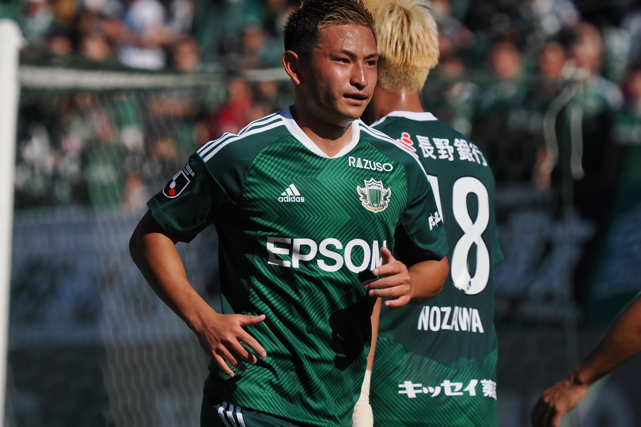 村越凱光選手が9月度『エプソン 松本山雅FC月間MVP』を受賞