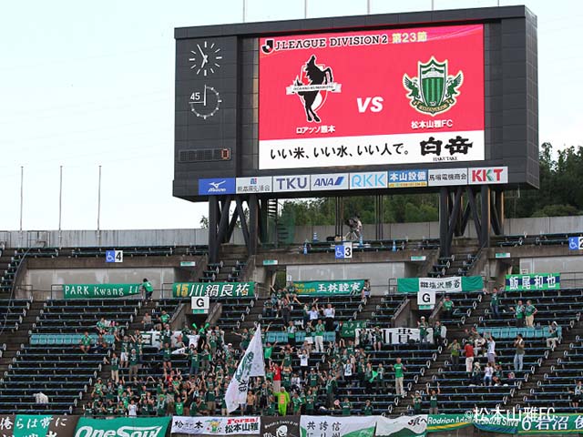 Jリーグ ディビジョン2 第23節 7月7日 日 ロアッソ熊本 0 3 松本山雅fc 松本山雅fc Jリーグ ディビジョン2 第23節 7月7日 日 ロアッソ熊本 0 3 松本山雅fc 松本山雅fc