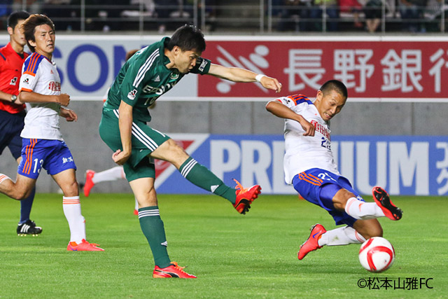 ヤマザキナビスコカップ 予選第7節 松本山雅fc 0 3 アルビレックス新潟 松本山雅fc