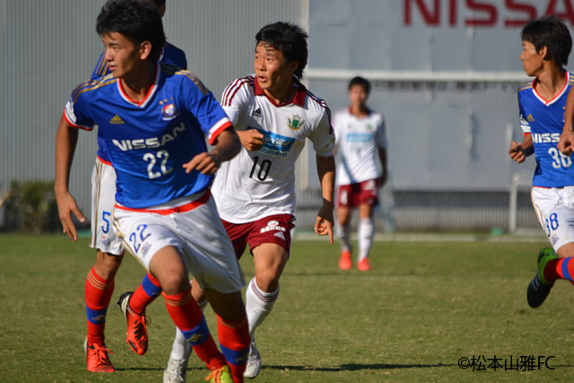 U 18 15 Jユースカップ1回戦 結果のお知らせ 松本山雅fc