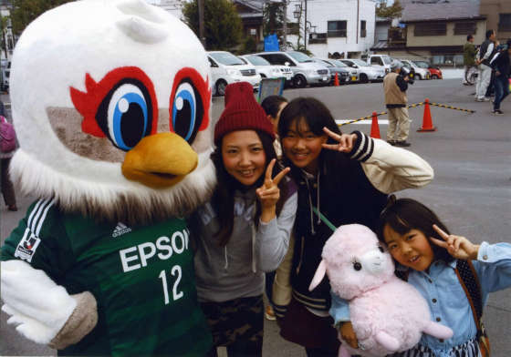 明治安田生命賞　「ガンズくん、これからも一緒に松本山雅を応援しようネ！」　岡谷市　高林様