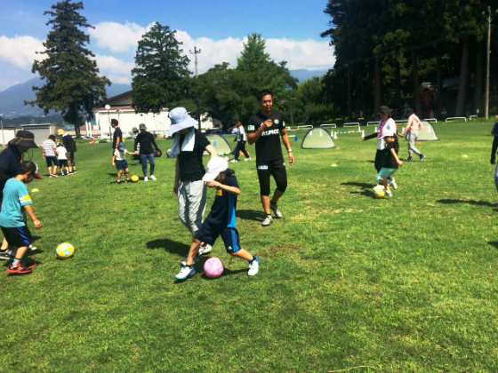 喬木第一小学校2年生親子サッカー教室 に参加しました 報告 松本山雅fc