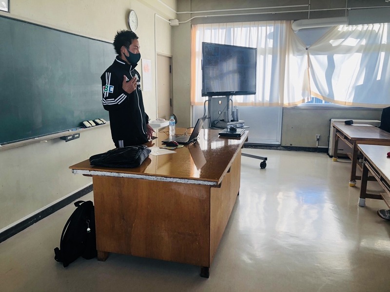 Onesoul Oneheart 鎌田中学校2学年 職業講話 に参加しました 報告 松本山雅fc