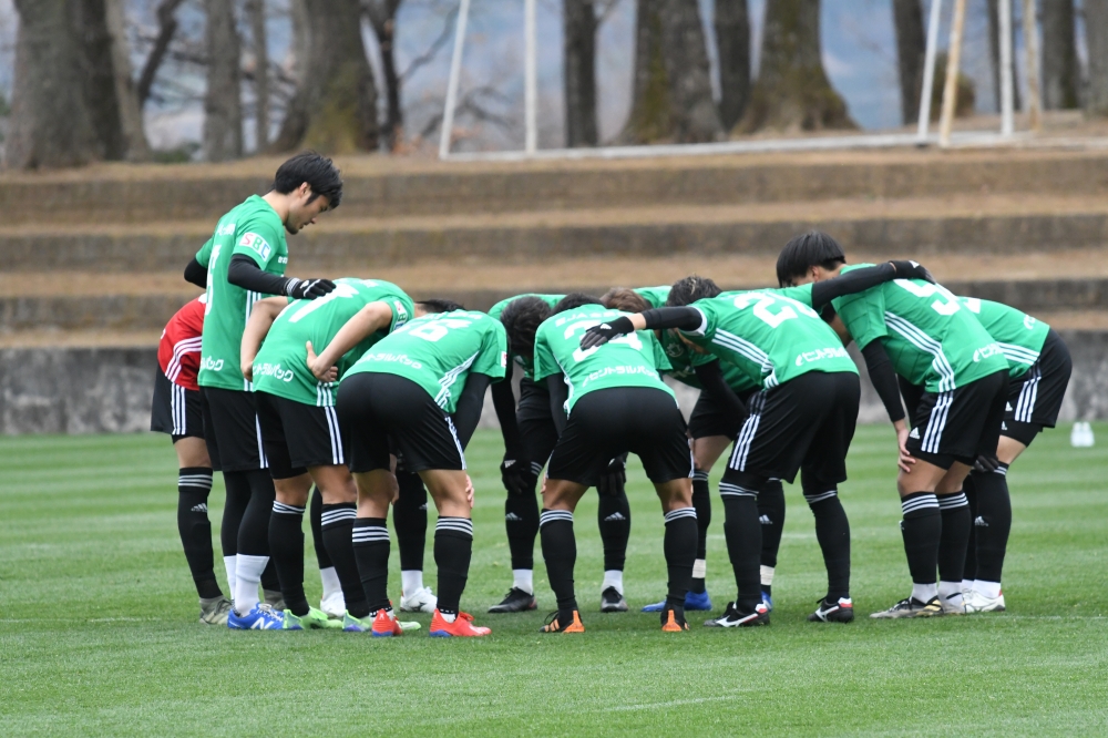 トレーニングマッチの結果 Vs ヴァンフォーレ甲府 松本山雅fc